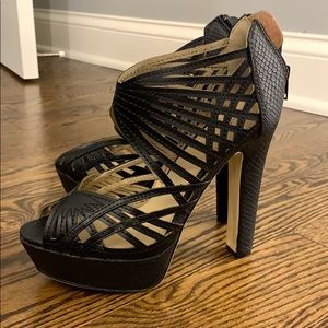 Black Platform Heels